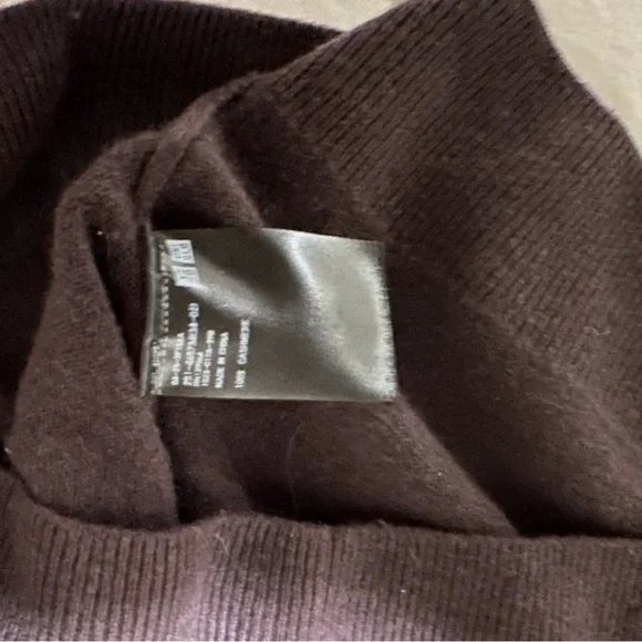 Uniqlo Women's cashmere Crew Neck Sweater - Dark Brown - Picture 6 of 6